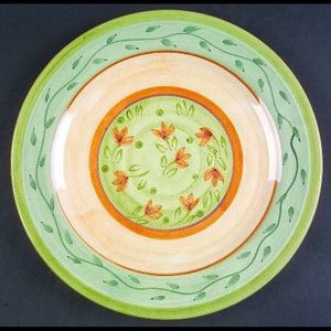 Home Trends Peasant Poetry Dinner Plate